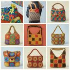Crochet Bag Bundle, 300+ Patterns Boho, Modern, Vintage, Instant Download