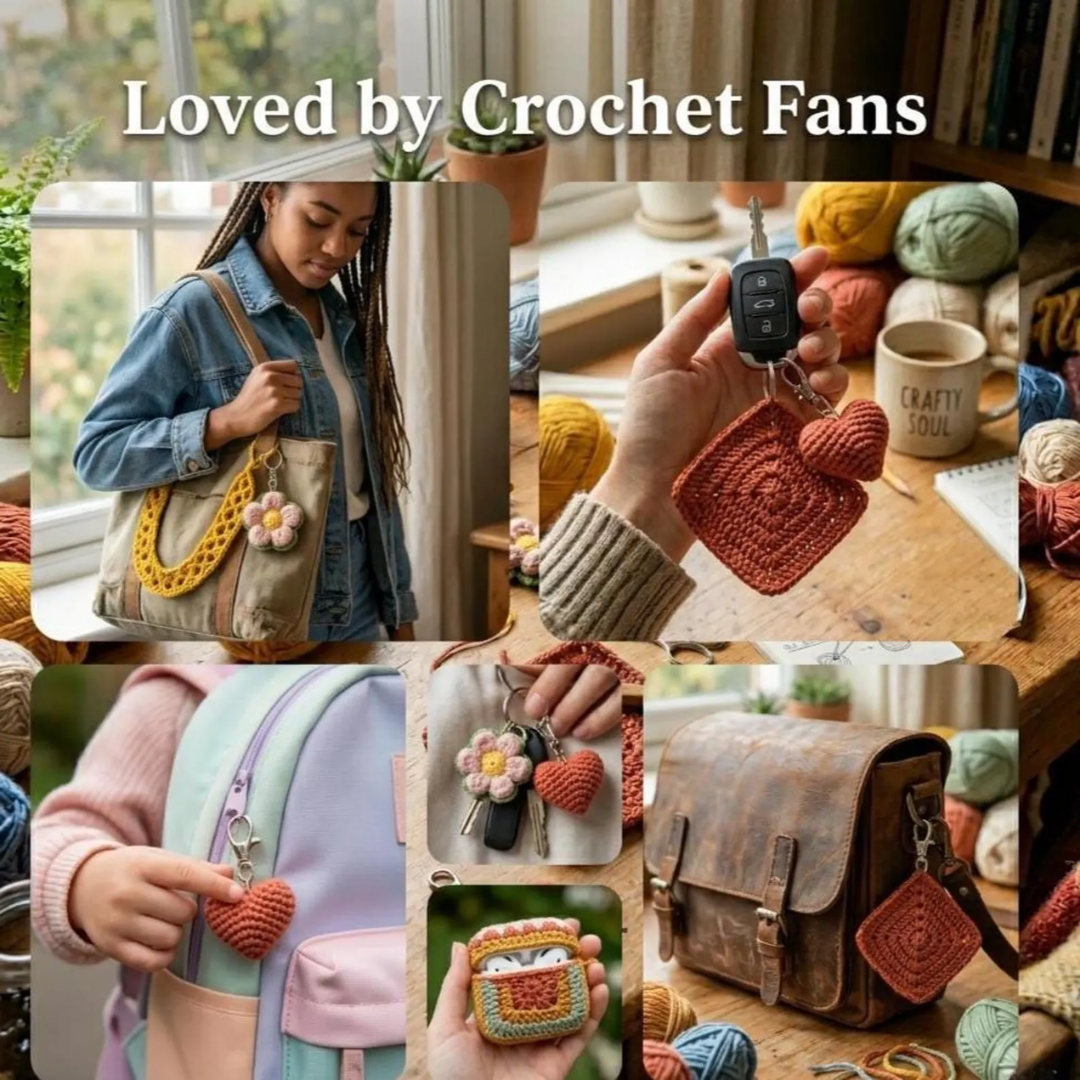 Crochet Keychain Bundle, 200+ Patterns, Instant Download, Amigurumi Patterns