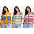 Crochet Cardigan And Sweater Bundle, 50 PDF Patterns Collection