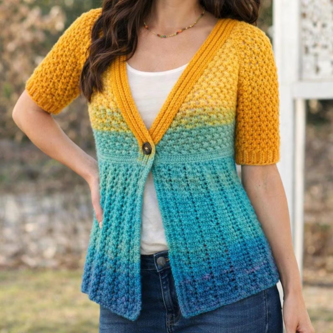 Crochet Cardigan And Sweater Bundle, 50 PDF Patterns Collection