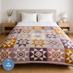 Cozy Stars Crochet Blanket Pattern, Beginner Friendly, Instant Download