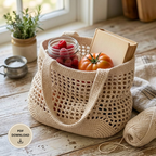 Market Bag Crochet Pattern, Beginner Friendly Tote Bag PDF