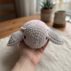 Crochet Turtle Pattern, Beginner Amigurumi Baby Animal Plushie
