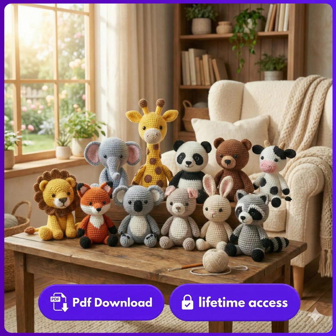 1450+ Crochet Patterns Mega Bundle, Amigurumi & Toys Bundle, Instant Download
