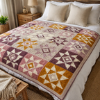 Cozy Stars Crochet Blanket Pattern, Beginner Friendly, Instant Download