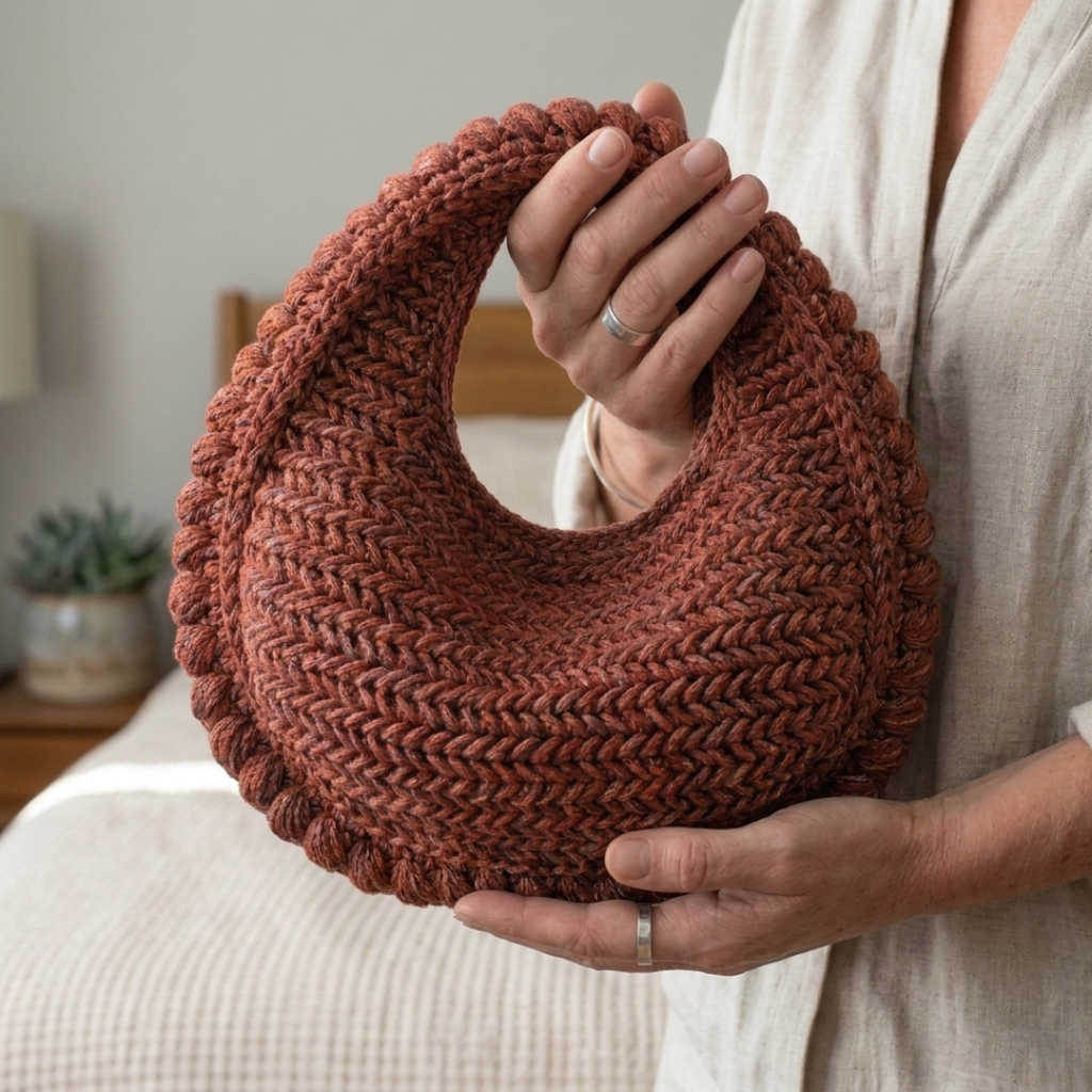 Mini Seville Crochet Bag Pattern, Stylish Raffia Handbag
