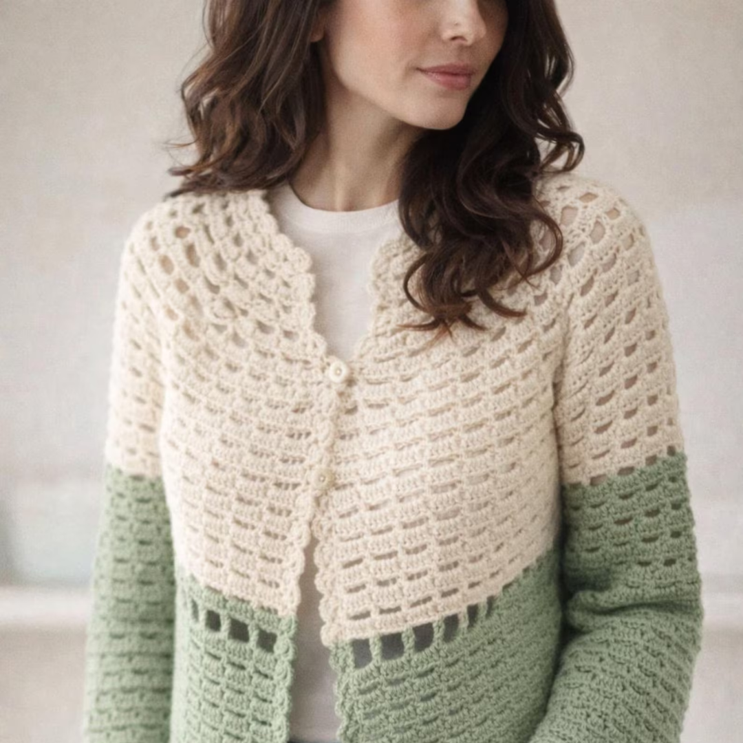 Crochet Cardigan And Sweater Bundle, 50 PDF Patterns Collection