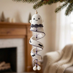 Christmas Snowman Crochet Pattern Bundle, Spiral Ornament Decorations