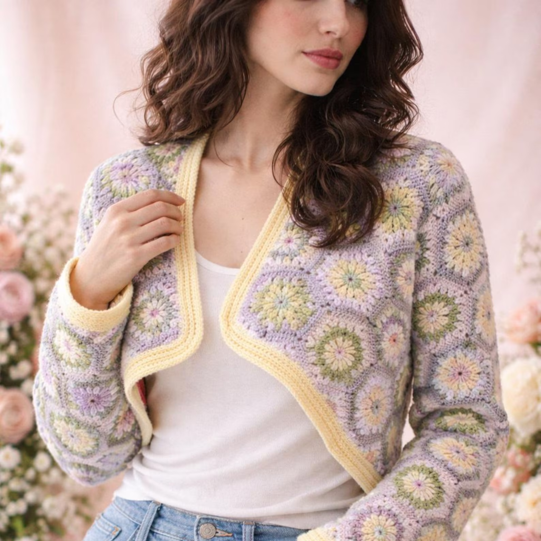 Crochet Cardigan And Sweater Bundle, 50 PDF Patterns Collection