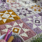 Cozy Stars Crochet Blanket Pattern, Beginner Friendly, Instant Download