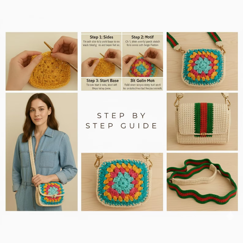 Crochet Bag Bundle, 300+ Patterns Boho, Modern, Vintage, Instant Download