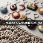 Crochet Keychain Bundle, 200+ Patterns, Instant Download, Amigurumi Patterns