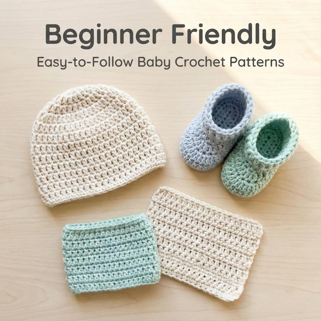 Crochet Baby Patterns Bundle, Blankets Booties And Amigurumi PDFs