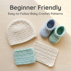 Crochet Baby Patterns Bundle, Blankets Booties And Amigurumi PDFs