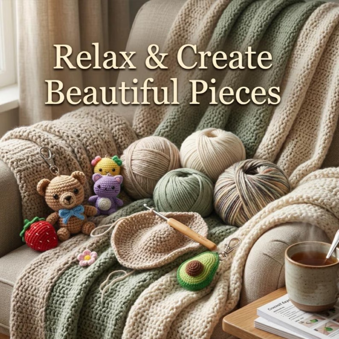 Crochet Keychain Bundle, 200+ Patterns, Instant Download, Amigurumi Patterns